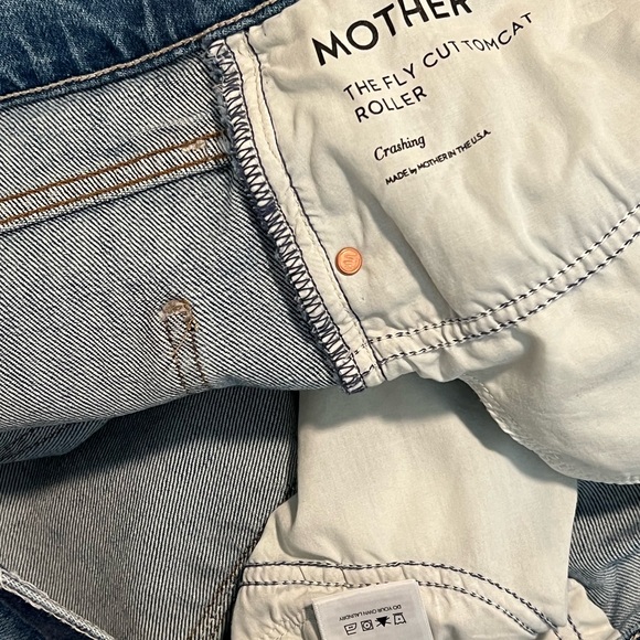 MOTHER The Fly Cut Tomcat - Roller Crashing jeans size 30 - Picture 4 of 6